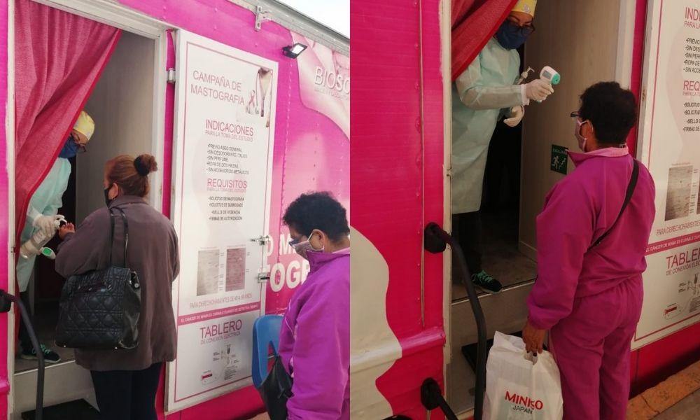 Implementa Puebla IMSS estrategia de detección oportuna de cáncer de mama a través de mastógrafos móviles 