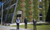 Inauguran Muro Verde en la Facultad de Ciencias Biológicas de la BUAP