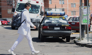 Personal médico de Puebla. 