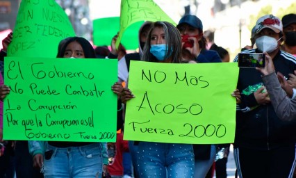 Ambulantes de Fuerza 2000 piden tregua para su líder Federico López