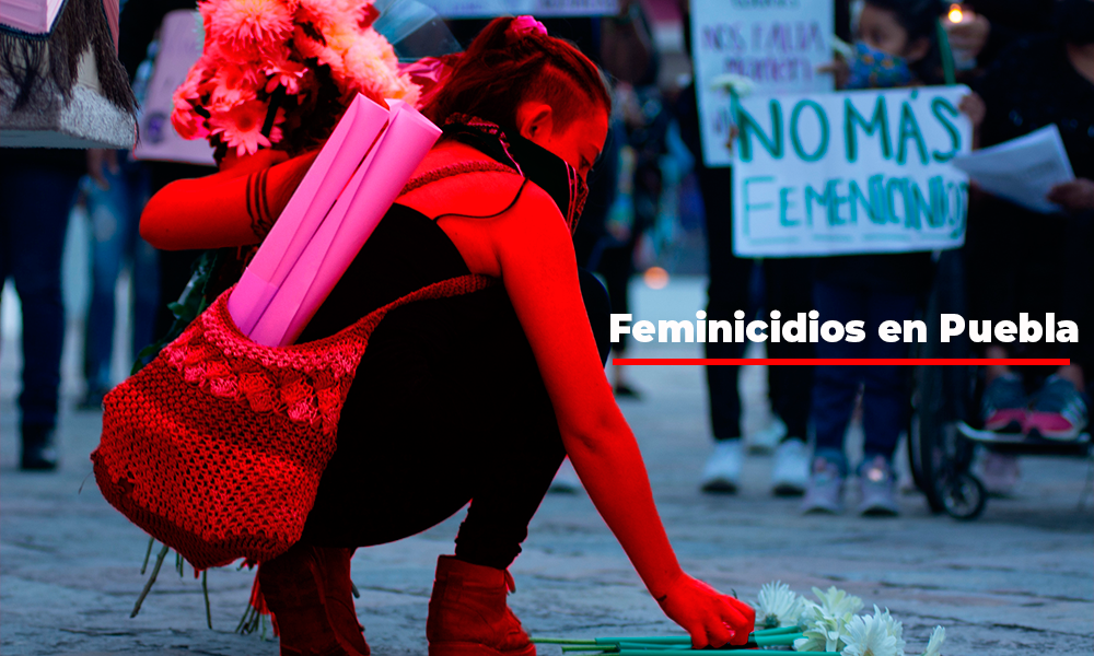 En promedio se registran 4 feminicidios por mes en Puebla 