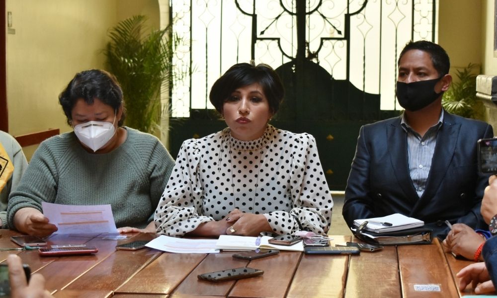 Luna Porquillo negó una coalición de “Sí por México” en Puebla. 