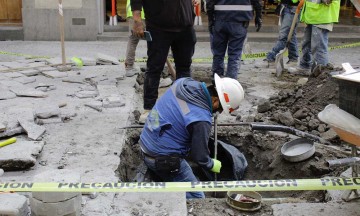 Cierre de corredor 5 de Mayo ocasiona caos en Centro Histórico