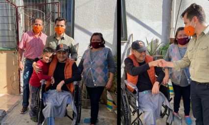 Por falta de silla de ruedas, pasó 5 años sin salir de su hogar