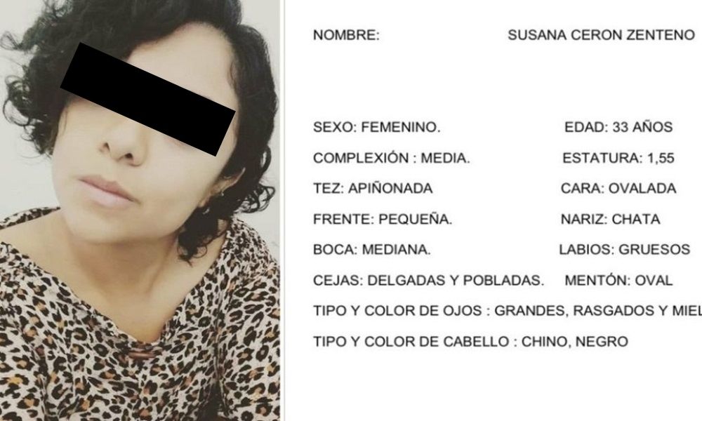 Detienen a presunto feminicida de Susana Cerón