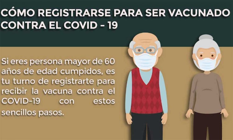 De 50 solo 13 adultos mayores pudieron registrarse para la vacunación en Puebla