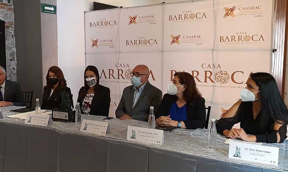 Con Casa Barroca, Puebla logra premio al mérito empresarial restaurantero