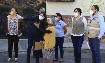 Claudia Rivera entrega obras del programa “Más Mercados” en los mercados de Santa María y Santa Anita 