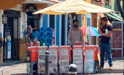 Vendedores de helados en Centro Histórico presentan baja en ventas por pandemia 