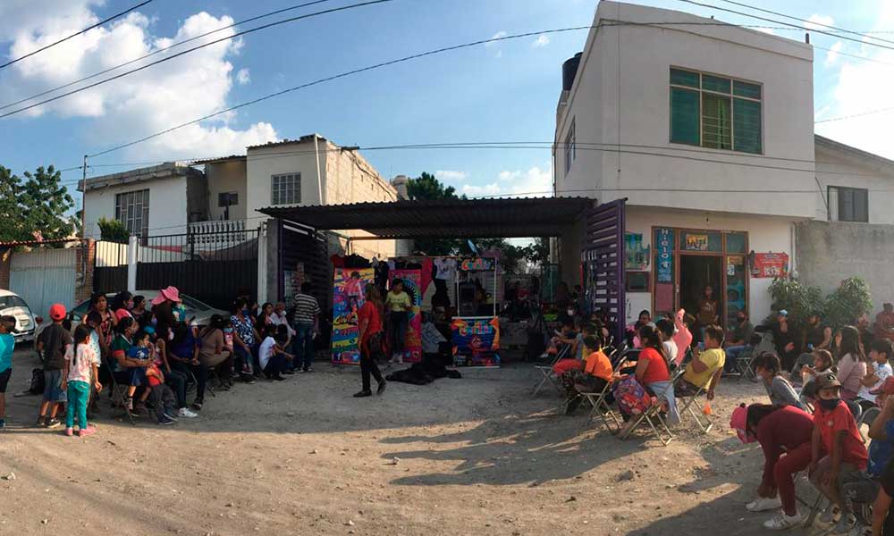 “En el Distrito 11 no necesitamos diputado federal”, dicen vecinos en convivio por el Día del Niño en Puebla