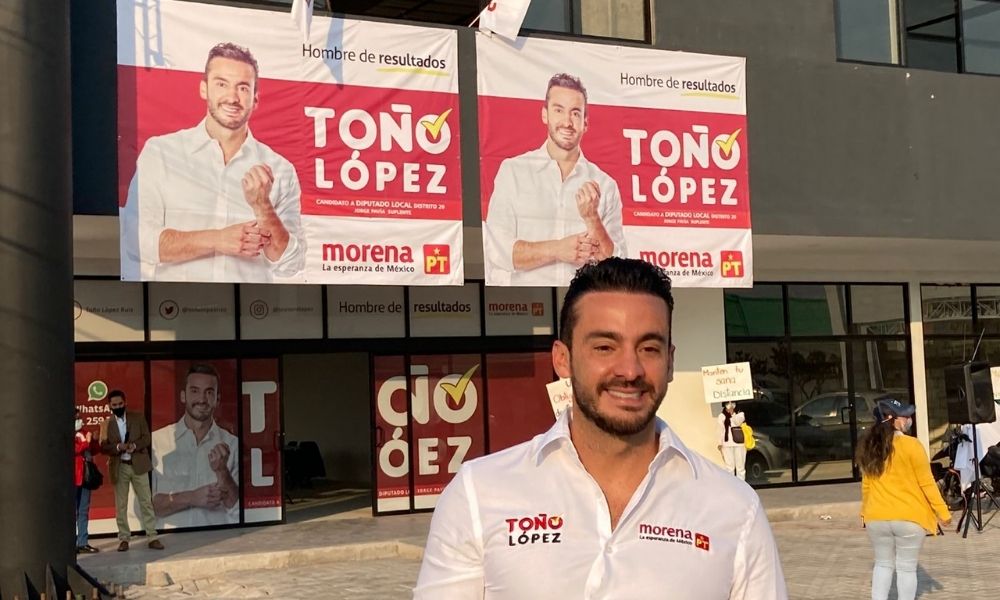 Toño López, inicia rally por el distrito 20 de Puebla capital, y comienza su carrera por la diputación local