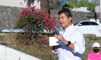 Eduardo Rivera presenta su proyecto "Escudo Puebla", ayudará principalmente a policías 