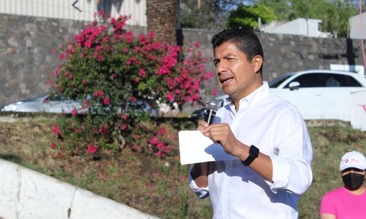 Exige Eduardo Rivera a las autoridades un clima de paz y seguridad en el proceso electoral