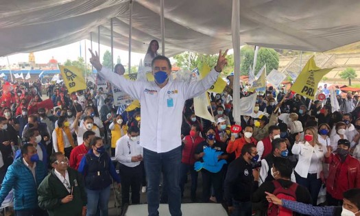 Humberto Aguilar asegura habrá democracia con triunfo de candidatos de alianza Va Por México