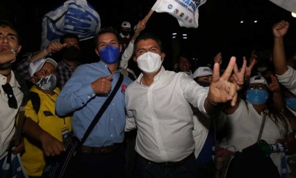Puebla decidió corregir el rumbo, presume Eduardo Rivera al declararse ganador 