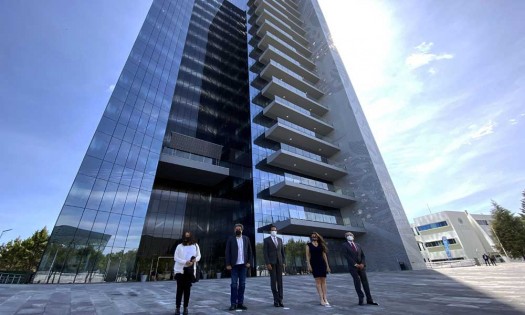 Entrega Rector Buap espacios de la Torre de Gestión Académica y de Servicios Administrativos