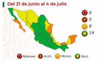 Semáforo COVID-19: Puebla permanece en verde y CDMX regresa a color amarillo tras repunte de contagios