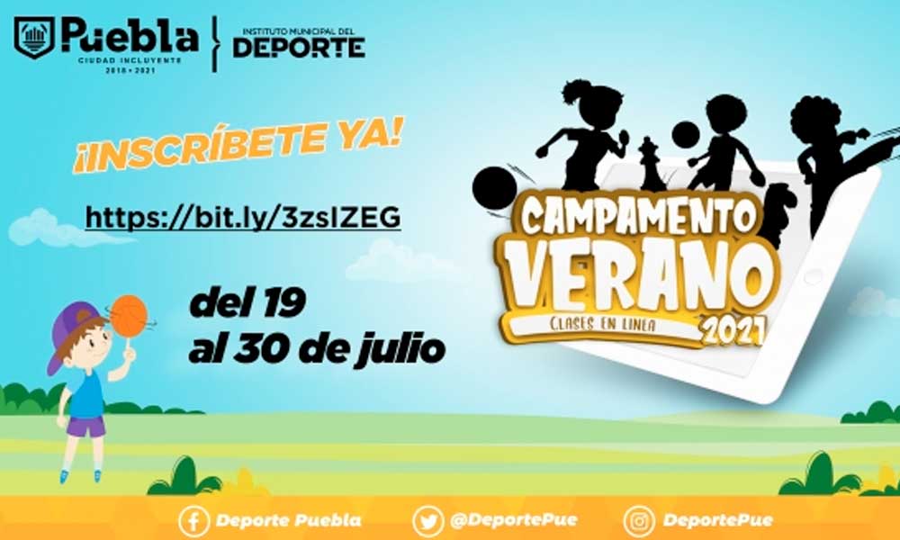 Deporte Municipal invita a participar en el Campamento De Verano 2021