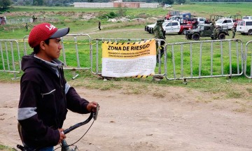 Retirarán elementos de seguridad del perímetro del socavón