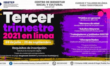 ¿Eres creativo o te gusta el deporte? El ISSSTEP te invita a sus talleres artísticos y deportivos en línea