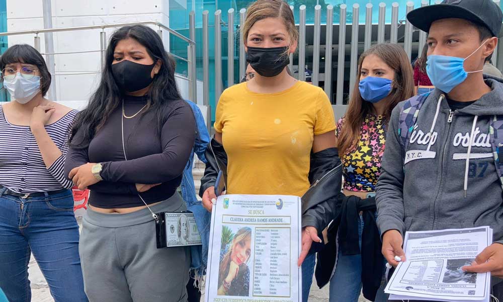 Familiares de Andrea Ramos continuarán las manifestaciones hasta que la Fiscalía realice su trabajo