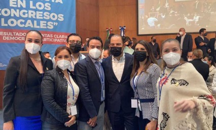 Ante Marko Cortés, se comprometen diputados electos locales del PAN impulsar políticas a favor de Puebla