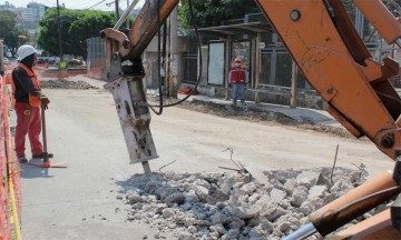 Rehabilitacion de zona de peatones en la Margarita