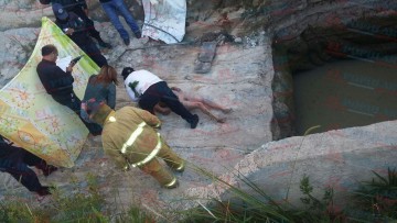 Hallan cuerpo de mujer en poza de Santa Clara Ocoyucan 