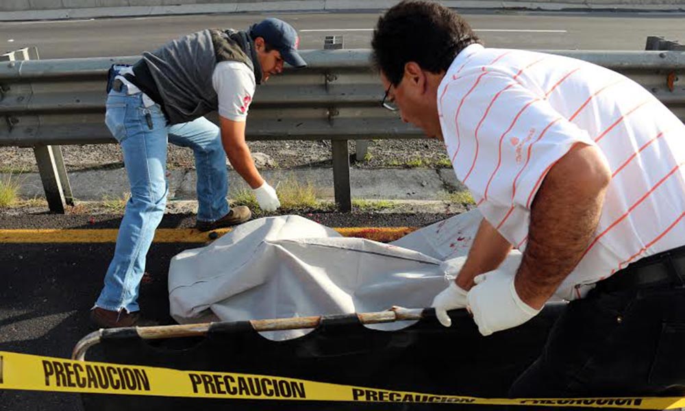 Cruzar la pista, su boleto a la tumba