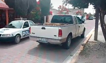 Rafaguea comando a conductor de camioneta