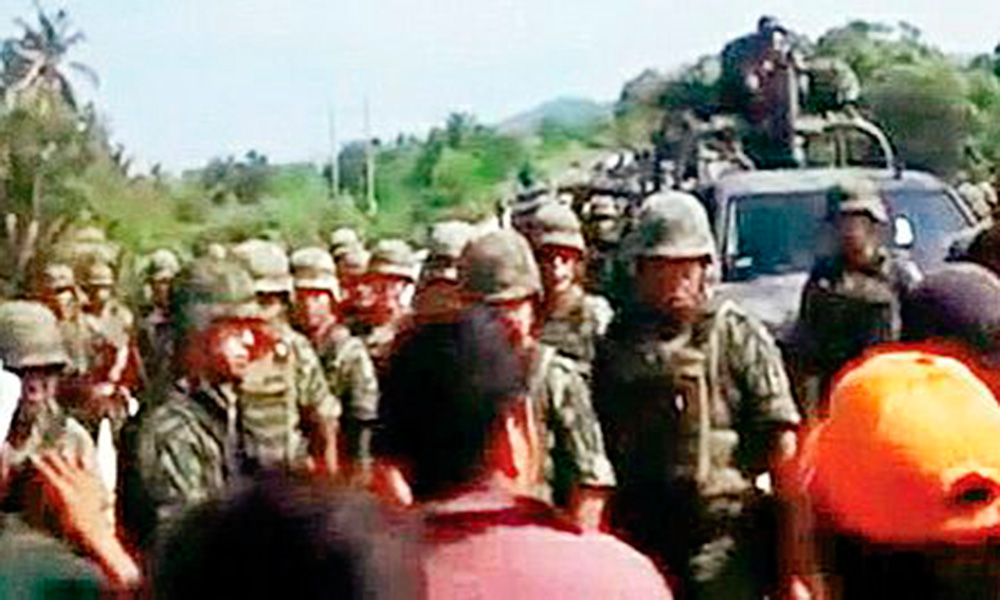 Agreden a convoy del Ejército en Palmar de Bravo