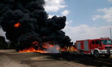 Apagan incendio en Acatzingo 26 horas después de su inicio
