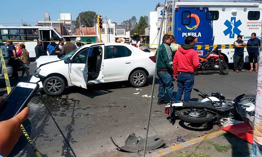 Causa carambola por pasarse el rojo en Las Torres