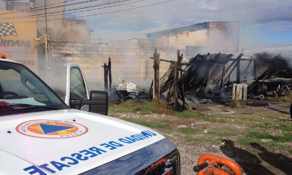 Controlan incendio en San Aparicio