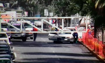 Provocan fuga de Maxigas en obras de la Avenida Juárez