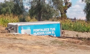 Hallan troca tras persecución