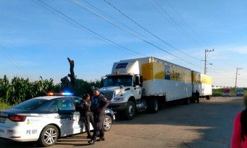 Roban camión de carga… estaba vacío