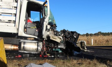 Carreteras poblanas se tiñen de rojo