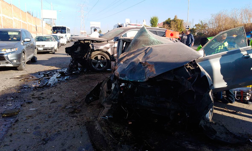 La libran en aparatosos accidentes