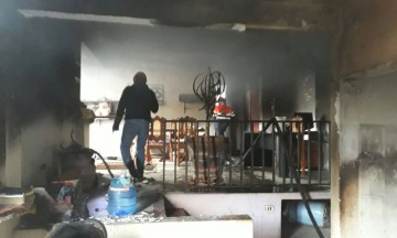 Arde casa en Zacatlán