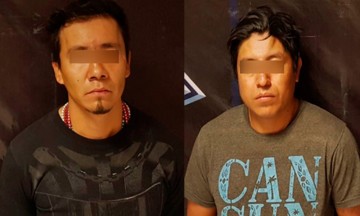 Dan con dos ladrones de tracto en Cuautlancingo