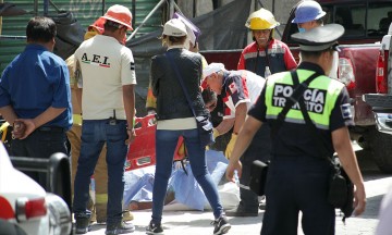 Sepulta a albañil muro dañado en 19-S