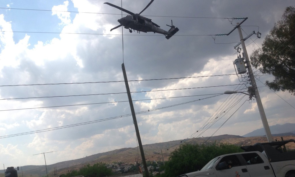 Descenso de helicóptero alarma a vecinos de Lomas de Angelópolis