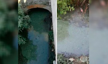 Fuga de diesel por orde&ntilde;a termina en el r&iacute;o Atoyac 