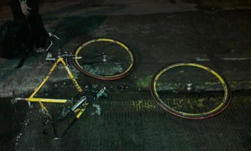 Arrollan a ciclista en Tlaxcalancingo