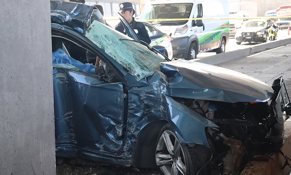 Muere mujer por choque en autopista México-Puebla