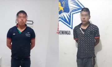 Aseguran a un par de huachicoleros