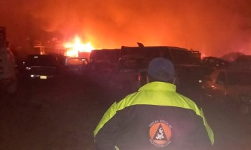 Incendio consume corral&oacute;n en Tepeaca