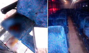 Balean delincuentes a pasajero en Huauchinango