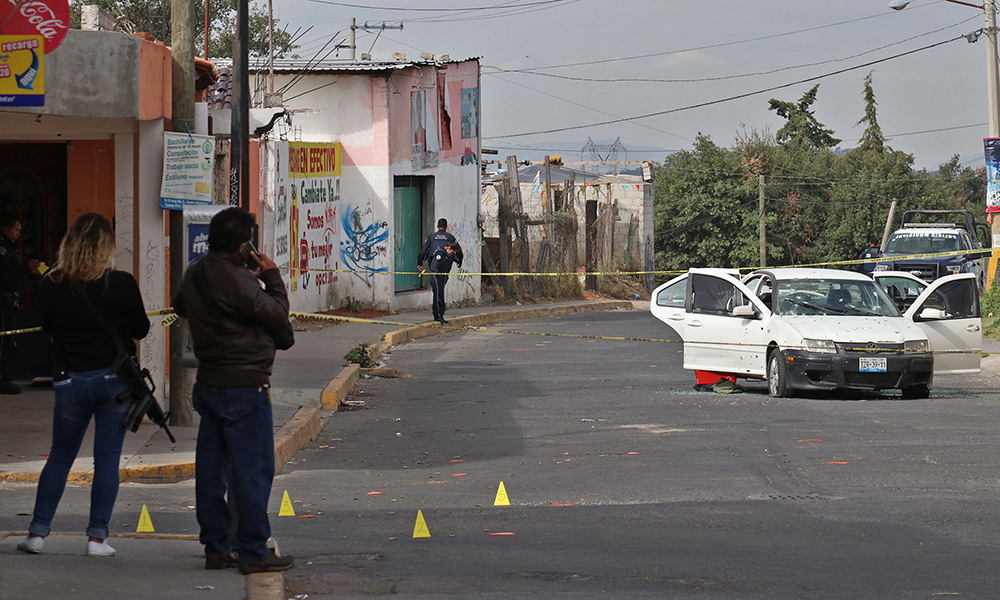 Balacera en Xonacatepec deja un herido y dos levantados